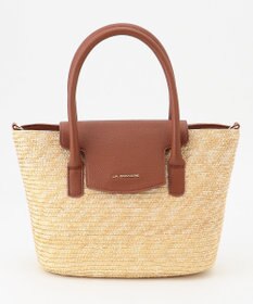 LA BAGAGERIE フラップ2WAYかごトートバッグ