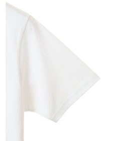 earth music&ecology 襟パール刺繍ロゴＴシャツ