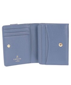 LANVIN en Bleu シャリテ 内BOX二つ折り財布