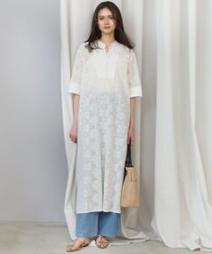 23区 【SLOW/一部店舗限定】LIGHT DENIM  ワイド パンツ