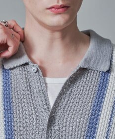 WEGO ラインニットシャツ（SS）