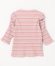 ANY KIDS 七分袖 テレコボーダー Tシャツ