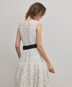 GRACE CONTINENTAL コード刺繍ワンピース