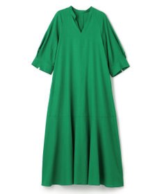 UNFILO 【洗える】リネンレーヨン カフタンワンピース