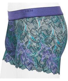 WACOAL MEN WACOAL MEN 【レースボクサー】 ボクサーパンツ フロント快適グラマラス 通気性 スカラ始末(裾部分) 前閉じ レース 下着 メンズ WT3826 /ワコールメン