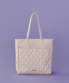 Maison de FLEUR リボンキルティングキャリーオントート