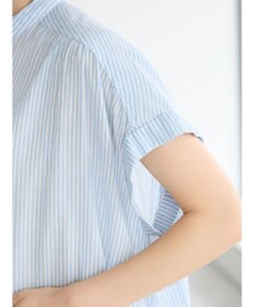 CRAFT STANDARD BOUTIQUE インド綿バンドカラーワンピース