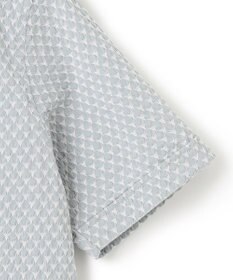 JOSEPH HOMME トライジャガードストレッチ   ウイングカラー半袖シャツ