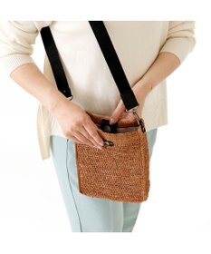 IBIZA ラフィア　ショルダーバッグ