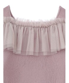 earth music&ecology デコルテチュールニットプルオーバー