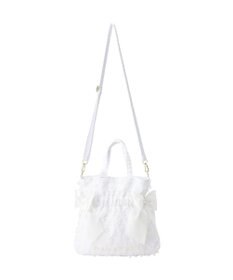 Maison de FLEUR レースダブルリボン２Ｗａｙトートバッグ