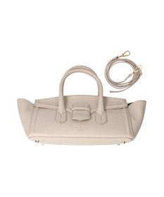 INTER-CHAUSSURES 【Christian Villa】レザーワイドハンドバッグ