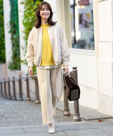 ANY SIS S センタープレスメランジ パンツ