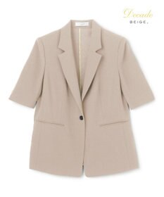 BEIGE， 【セットアップ対応】CINDY / ハーフスリーブジャケット