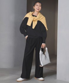 UNFILO タックワイドパンツ