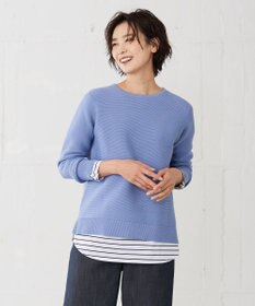 J.PRESS LADIES 【洗える】 ハウストンオーガニック ニット