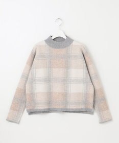 J.PRESS LADIES 【洗える】WOOLY STRETCH PLAID ニット