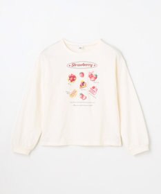 ANY KIDS 【Strawberry Collection】アートプリント 長袖Tシャツ