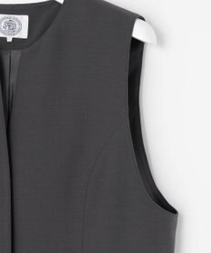 J.PRESS LADIES L 【セットアップ対応・洗える】RELAXIONツイル ジレ