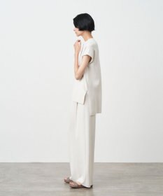 ATON 【23/SS】50/2 NATURAL DYE ORGANIC COTTON | モックネックタンクトップ