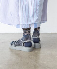 COQ USAGI FARM ラメショートソックス