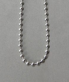 Phoebe 【金属アレルギー対応】ドットラインネックレス　シルバー/ステンレス