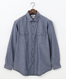 JOSEPH ABBOUD 【キングサイズ・JOE COTTON使用】オーガニックコットンダンガリー シャツ