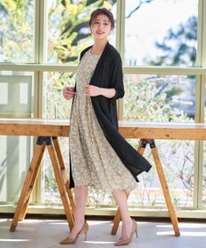 Tiaclasse 【吸水速乾・UVケア・洗える】ランダムリブカットソーカーディガン