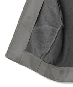 ICB 【洗える】サテンボンディング ジップアップパーカー