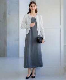 23区 【APPLAUDIR】ブライトフラワーレースコンビ ドレス