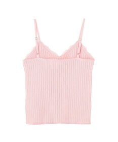 earth music&ecology レースリブキャミソール