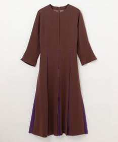 GRACE CONTINENTAL バイカラーラインドレス