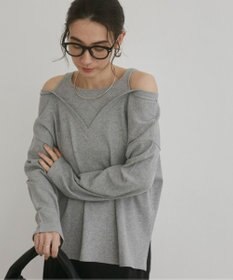 WEGO 【ANGIE VINTAGE】ワッフルフェイクレイヤードトップス