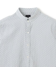 JOSEPH HOMME トライジャガードストレッチ   ウイングカラー半袖シャツ