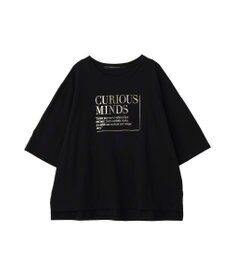 YECCA VECCA 【UVカット】ワイドスリーブ箔プリントTee