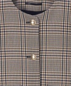 Paul Smith クラシックチェック ノーカラー ジャケット