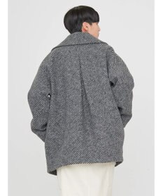 AMERICAN HOLIC ツイードライクコクーンミディコート