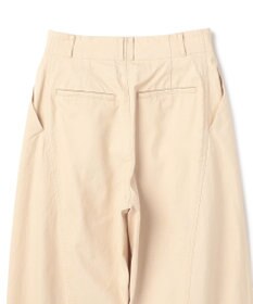 BEIGE， PREHNA / コットンツイル カービーシームワイドパンツ