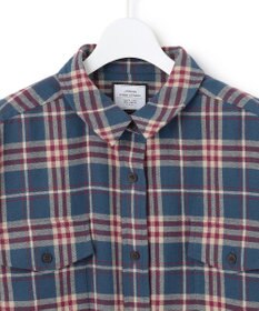 J.PRESS YORK STREET 【WOMEN】フランネル チェックシャツワンピース
