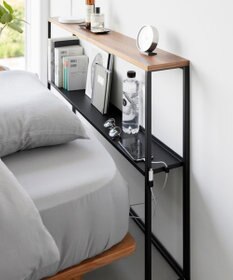 tower 棚板が動く後付けヘッドボード タワー ブラック