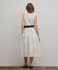 GRACE CONTINENTAL コード刺繍ワンピース