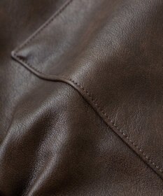 Green Parks ・ＥＬＥＮＣＡＲＥ　ＤＵＥ　合皮ステンカラーブルゾ