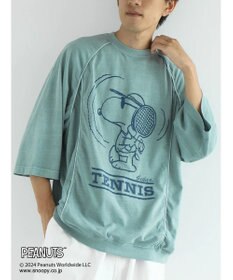 CRAFT STANDARD BOUTIQUE 【ユニセックス】PEANUTS/スヌーピー 切り替えTシャツ
