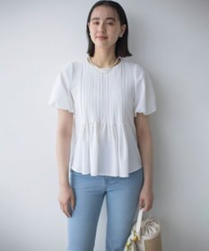 組曲 S ドビーストライプピンタック ブラウス