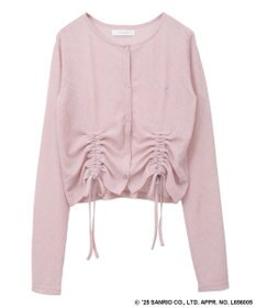 Green Parks チャーミーキティ／フロントギャザーシアーカーディガン