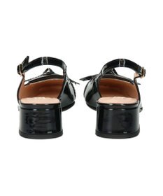 INTER-CHAUSSURES 【INTER-CHAUSSURES】スクエアトウチャンキーヒールバックバンド