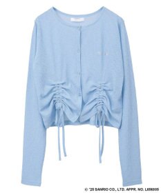 Green Parks チャーミーキティ／フロントギャザーシアーカーディガン