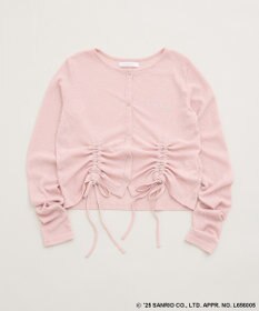 Green Parks チャーミーキティ／フロントギャザーシアーカーディガン