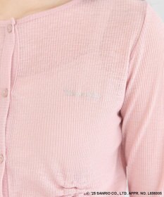 Green Parks チャーミーキティ／フロントギャザーシアーカーディガン