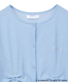 Green Parks チャーミーキティ／フロントギャザーシアーカーディガン